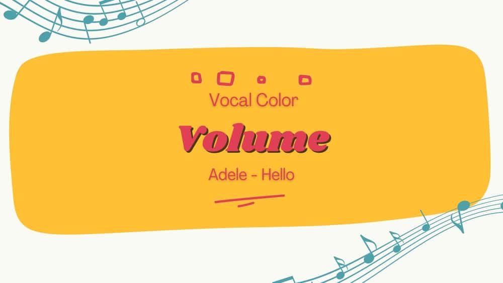 Vocal Color - Volume