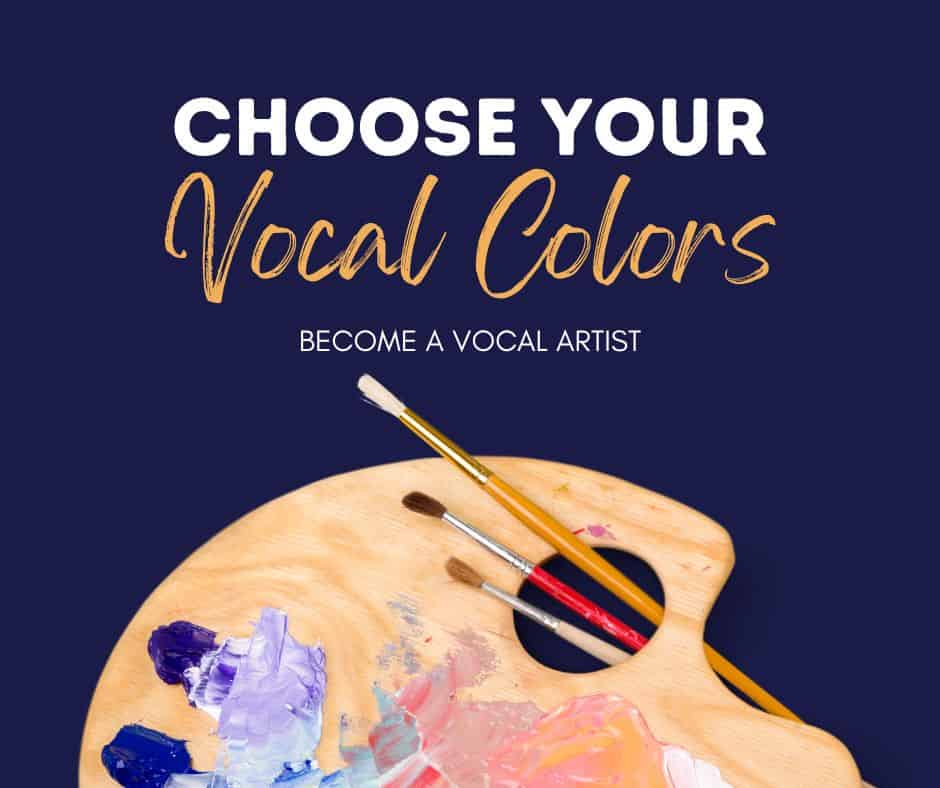 How to sing like a pro with vocal colors